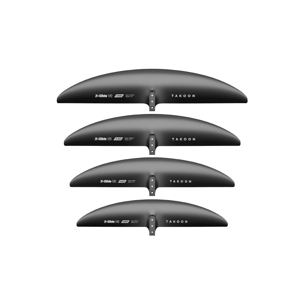 Foil X-Glide V2 Front Wing – Takoon